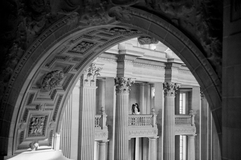 San Francisco City Hall wedding photography 